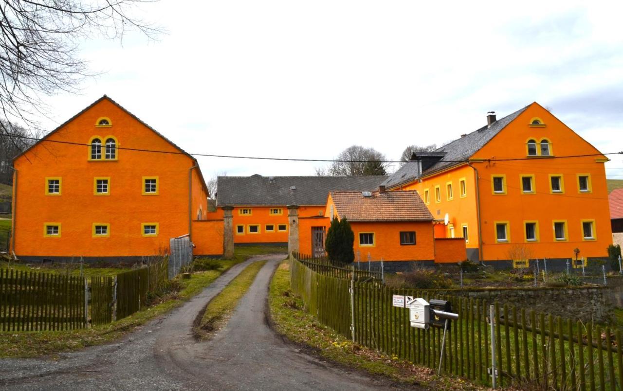 Ferienwohnung Klueger Seitenhain Liebstadt Dış mekan fotoğraf